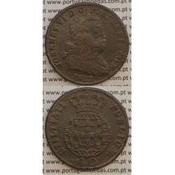 MOEDA PATACO (40 RÉIS) BRONZE 1822 (BC) LEGENDA SEPARADA