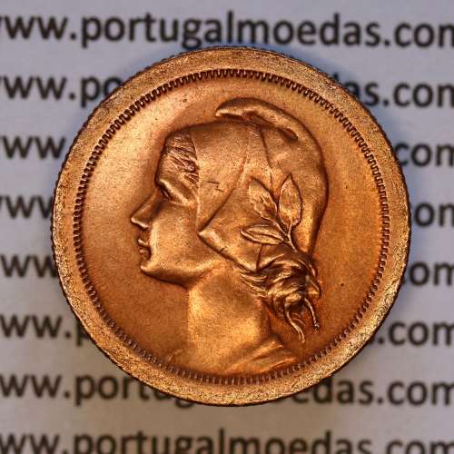 Portugal,10 centavos 1938 Bronze coin of the Portuguese Republic, (EF/UNC), World Coins Portugal KM 573
