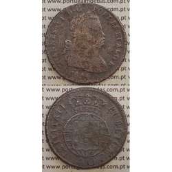 MOEDA PATACO (40 RÉIS) BRONZE 1824 (BC) LEGENDA SEPARADA