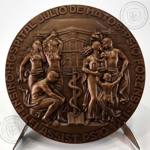 DI.MD.CC.0008.000.A1 Bronze Medal of Dr. Júlio de Matos 1856 1922