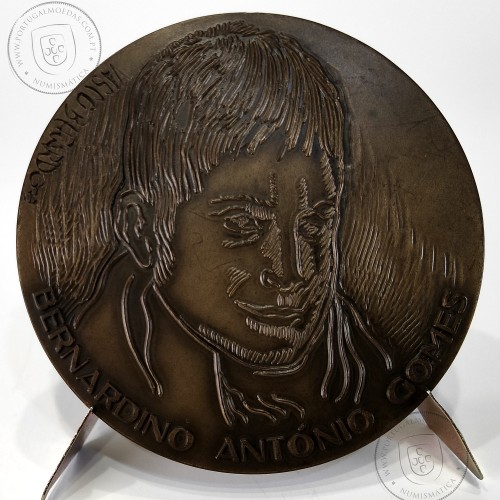 Bernardino António Gomes (1768 - 1823), Médico e Cientista emérito, Medalha Escultor Vasco Bernardo 1973