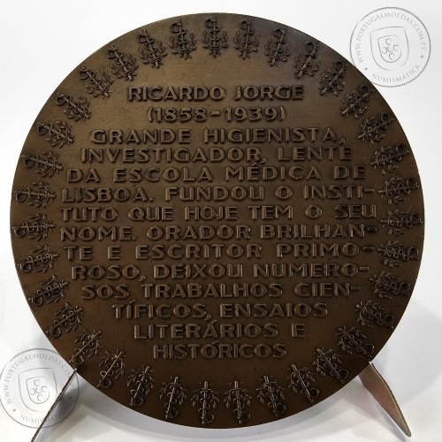 Ricardo Jorge (1858 - 1939), Médico e Cientista emérito, Medalha Escultor Vasco Bernardo 1973