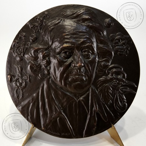 John Hunter 1728 - 1793, um dos mais ilustres cientistas e cirurgiões de sua época, Medalha Escultor Armindo Ribeiro