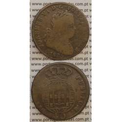 MOEDA PATACO (40 RÉIS) BRONZE 1825 (BC) LEGENDA SEPARADA
