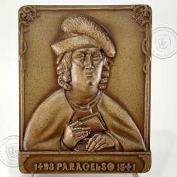 Paracelsus 1493 - 1541, Physician and Alchemist, was the most controversial scientist of his time, Medal of Cabral Antunes