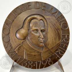 Pascoal José de Melo Freire 1738-1798, Jurisconsulto, Professor, Magistrado, Estadista, Medalha Escultor J. Rodrigues