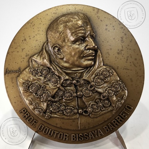 PROFESSOR DOUTOR, BISSAYA BARRETO, bodas prata da escola enfermagem 1971-1996, Medalha bronze Escultor Amaral