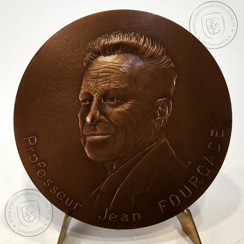 Professor Dr. Jean FOURCAD (1908 - 1983), Médico e Cientista Francês, Medalha Bronze