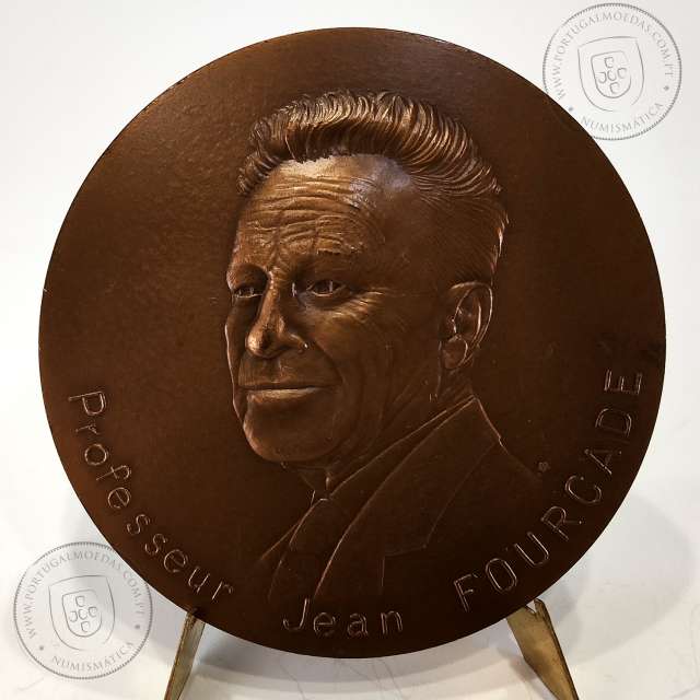 Professor Dr. Jean FOURCAD (1908 - 1983), Médico e Cientista Francês, Medalha Bronze
