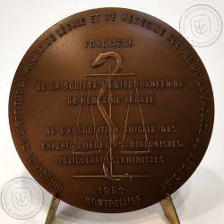 Professor Dr. Jean FOURCAD (1908 - 1983), French Physician and Scientist, Bronze Medal