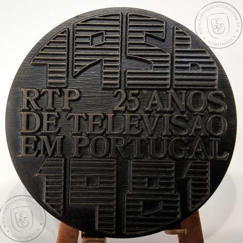 Cientista Adriano de Paiva 1847-1907, Físico português considerado um dos pioneiros da invenção da televisão, Medalha Bronze