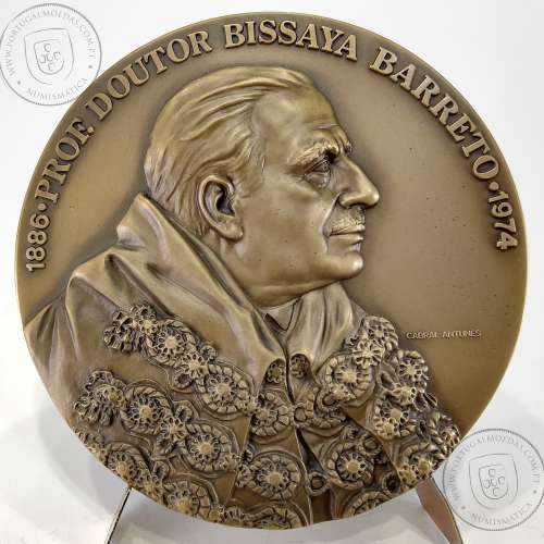 PROFESSOR DOUTOR, BISSAYA BARRETO 1886-1974, bodas prata da Fundação Bissaya Barreto 1958-1983, Medalha Escultor Cabral Antunes