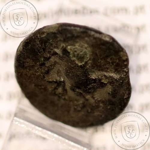 Maroneia, Trácia, Æ16, ano 450-350 a.C., legenda: MAΡ-ΩNI-TΩN, Monogramas: ΠNK / YE, (Sear 1636)