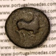 Maroneia, Trácia, Æ16, ano 450-350 a.C., legenda: MAΡ-ΩNI-TΩN, Monogramas: LEY (?) / Mo , (Sear 1636)