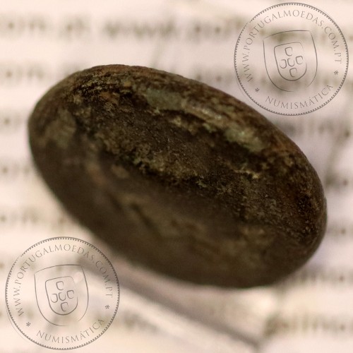 Ancient greeK coin, Thrace, Maroneia. 400-350 B.C., Æ 16, legend: MAΡ-ΩNI-TΩN, Monogram: LEY (?)  / Mo