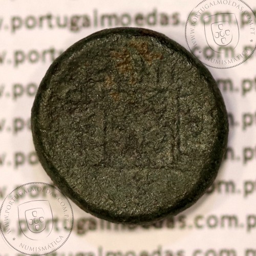 Ancient greeK coin, Thrace, Maroneia. 400-350 B.C., Æ 15, legend: MAΡ-ΩNI-TΩN, Monogram: ΠNK / YE
