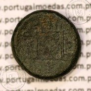 Ancient greeK coin, Thrace, Maroneia. 400-350 B.C., Æ 15, legend: MAΡ-ΩNI-TΩN, Monogram: ΠNK / YE