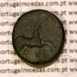 Maroneia, Trácia, Æ15, ano 450-350 a.C., legenda: MAΡ-ΩNI-TΩN, Monogramas: ΠNK / YE, (Sear 1636)