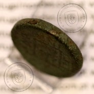 Ancient greeK coin, Thrace, Maroneia. 400-350 B.C., Æ 15, legend: MAΡ-ΩNI-TΩN, Monogram: ΠNK / YE