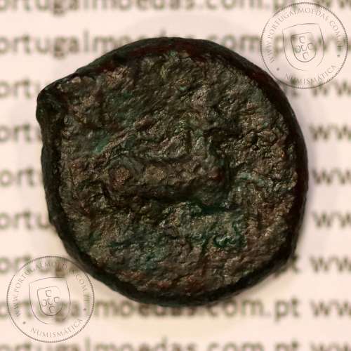 Zeugitania, Cartago, Æ16, ano 400-350 a.C., (SNG Cop 94-97)