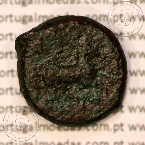Ancient greeK coin, Zeugitania, Carthage., Year 400-350 B.C. Æ 16 unit., (SNG Cop 94-97)