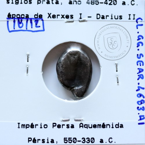 siglos prata, época de Artaxerxes I a Darius II, 450-420 a.C., Pérsia, Império Persa Aqueménida 550-330 a.C.