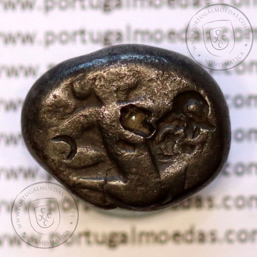 Ancient greeK coin, AR Siglos, Achaemenid Kingdom, time of Artaxerxes I to Darius II, 450-420 B.C.
