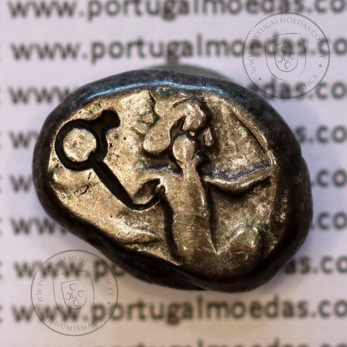 siglos prata, época de Artaxerxes I a Darius II, 450-420 a.C., Pérsia, Império Persa Aqueménida 550-330 a.C.