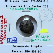 siglos prata, época de Artaxerxes II a Darius III, 375-336 a.C., Pérsia, Império Persa Aqueménida 550-330 a.C.