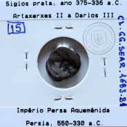 siglos prata, época de Artaxerxes II a Darius III, 375-336 a.C., Pérsia, Império Persa Aqueménida 550-330 a.C.