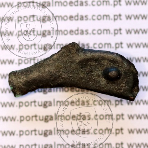 Grécia antiga, Ólbia, Sarmácia. Pré-Moeda Golfinho, ano 550 a 350 a.C., AE 24mm, (Sear 1684)