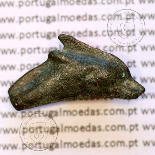 Ólbia, Sarmácia. Pré-Moeda Golfinho, ano 550 a 350 a.C., AE 22mm, (Sear 1684)