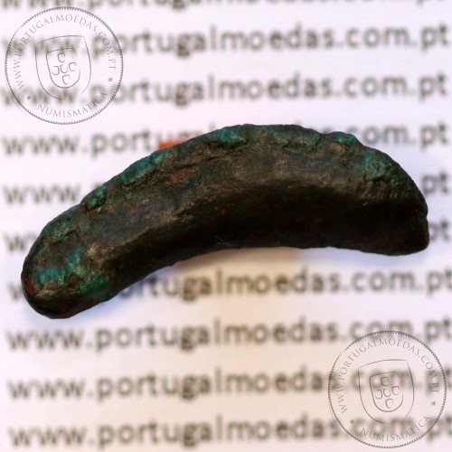 Grécia antiga, Ólbia, Sarmácia. Pré-Moeda Golfinho, ano 550 a 350 a.C., AE 22mm, (Sear 1684)