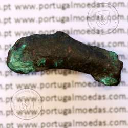 Ancient greeK coin, Olbia, Sarmatia. Bronze Dolphin Proto-Money, circa 550 a 350 BC., Æ 23mm, (Sear 1684)