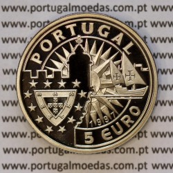 Portugal 5 EURO 1997 Isabel de Portugal, The Mothers of Europe, 5 Euro 1997 Copper-nickel PROOF, Unusual World Coins Portugal