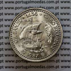 100$00 1987 GIL EANES - CABO BOJADOR, Cuproníquel, I Série dos Descobrimentos Portugueses, World Coins PORTUGAL KM 639