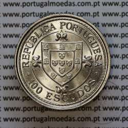 100$00 1987 NUNO TRISTÃO, Cuproníquel, I Série dos Descobrimentos Portugueses, World Coins PORTUGAL KM 640
