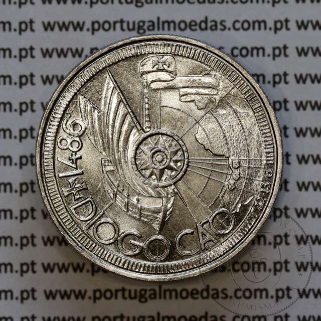 100$00 1987 DIOGO CÃO, Cuproníquel, I Série dos Descobrimentos Portugueses, World Coins PORTUGAL KM 641