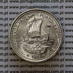 100$00 1989 MADEIRA PORTO SANTO, Cuproníquel, II Série dos Descobrimentos Portugueses, World Coins PORTUGAL KM 647