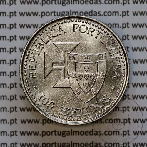 100$00 1989 MADEIRA PORTO SANTO, Cuproníquel, II Série dos Descobrimentos Portugueses, World Coins PORTUGAL KM 647