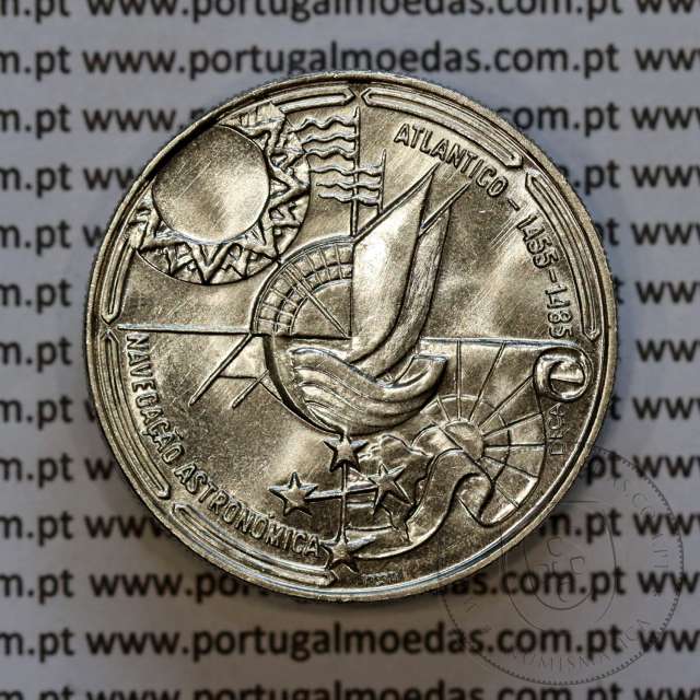 100$00 1990 NAVEGAÇÃO ASTRONÓMICA, Cuproníquel, II Série dos Descobrimentos Portugueses, World Coins PORTUGAL KM 649