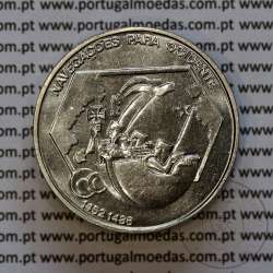 Portugal coin, 200 Escudos Copper-nickel 1991 Navegações para Ocidente 1452-1486, World Coins PORTUGAL KM 659