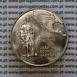 Portugal coin, 200 Escudos Copper-nickel 1992 Califórnia 1542, João Rodrigues Cabrilho, World Coins PORTUGAL KM 661