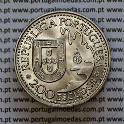 Portugal coin, 200 Escudos 1993 Arrival at Tanegashima 1543, Copper-nickel, World Coins PORTUGAL KM 665