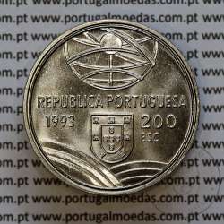 Portugal coin, 200 Escudos 1993 Teppo the first Rifle 1543-1575, Copper-nickel, World Coins PORTUGAL KM 666