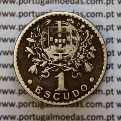 1 Escudo 1935 Alpaca, 1$00 1935 alpaca Republica Portuguesa, (BC+) World Coins Portugal KM 578