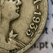 1 Escudo 1935 Alpaca, 1$00 1935 alpaca Republica Portuguesa, (BC+) World Coins Portugal  KM 578