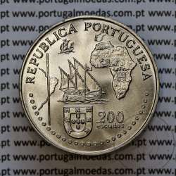 200 Escudos 1994 Tratado de Tordesilhas 1494, Cuproníquel, V Série dos Descobrimentos Portugueses, World Coins Portugal KM 671