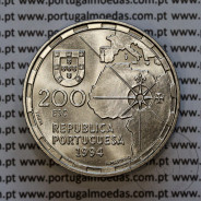 200 Escudos 1994 Partilha do Mundo 1494, Cuproníquel, V Série dos Descobrimentos Portugueses, World Coins Portugal KM 672