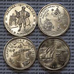 VI Série moedas dos descobrimentos em Cuproníquel 1995, 4 moedas 200$00 Cuproníquel, "Na rota das Especiarias", Série completa